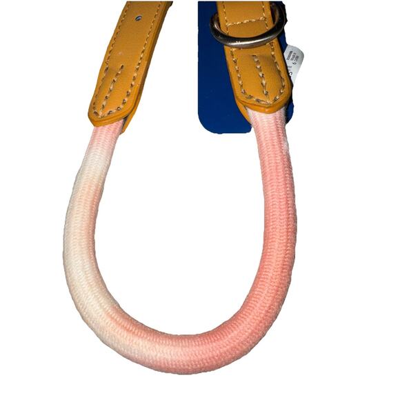 YOULY The Avant Garde Pink Tie-Dye Big Dog Collar Medium Leather 15 To 18 Inches - Picture 6 of 8